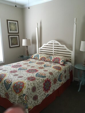 Downstairs with queen bed