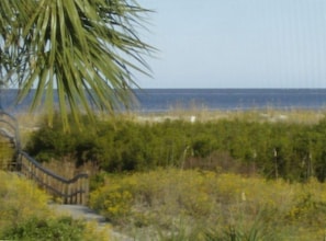 View of ocean from porch