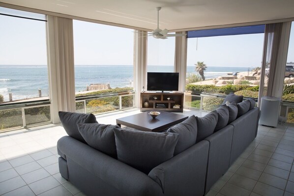 Watch the surf from the comfort of your living room!