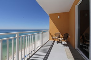 Balcony with ocean view