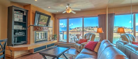 Enjoy great views from the Living Room