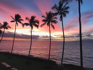 You have the BEST seats each and every night for Maui's beautiful sunsets.