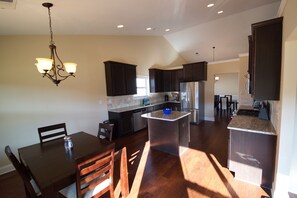 Sunny & Bright Kitchen and kitchen table 