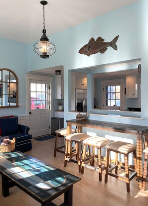 Dining area w/view facing kitchen