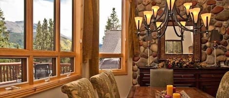 Dining Room with view of Mount Baldy.