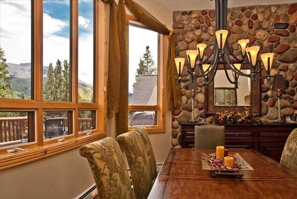 Dining Room with view of Mount Baldy.