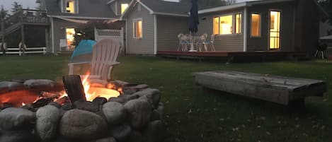 The Cottage with outdoor fire pit..