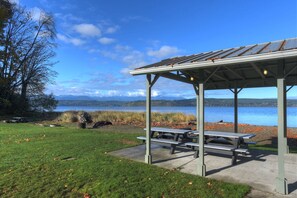 picnic area at park below