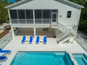 Eagle view of Pool and Spa