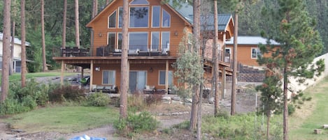 View of house from the lake