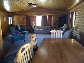 Upstairs - main living/dining area