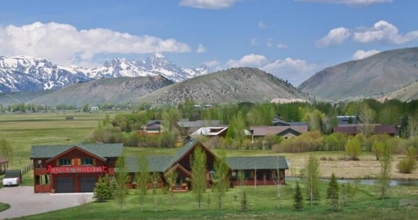 Photo of Property with Apartment Labeled on Left Side
