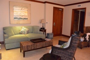 Living Room with Flat Screen TV and Sleeper Sofa