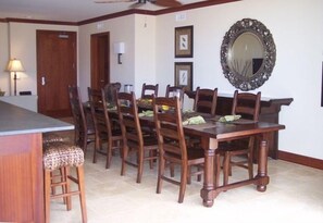 Dining room with seating for 8