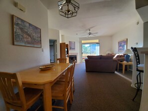 Open concept Dining/ Living Room
