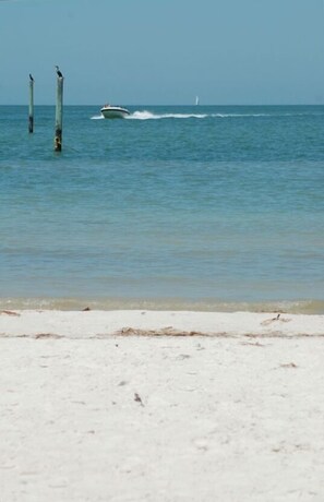 Beautiful, soft white sand of Clearwater Beach