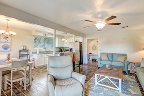 Living Area with Flat Screen TV and Beautiful Furnishings (Sleeper Sofa)