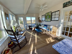 wide angle view of the Sunporch