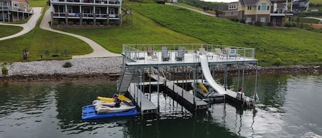 The kids will paly all day on the slide.