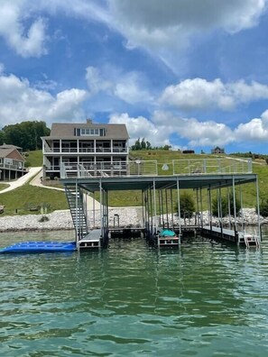 Gentle slope to your dock