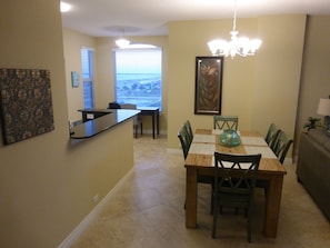 Dining Area seats 6 and is great for Board Games too!