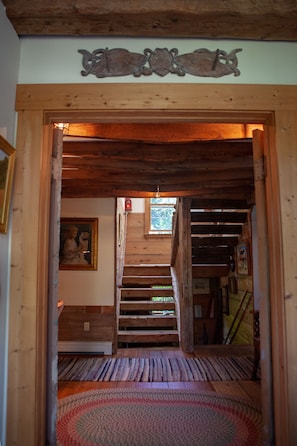 MUD ROOM ENTRANCE AND VIEW OF STAIRS