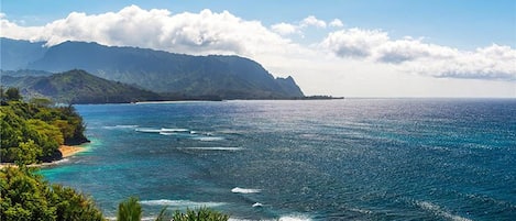 Breathtaking views from the condo lanai (deck).