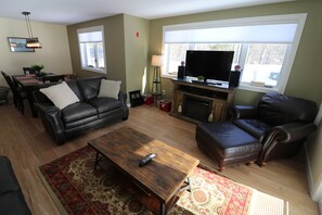 Large living room open floor plan