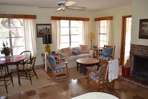 Living area, opening onto Porch 2