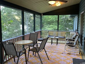 Upper Level Screened Porch Overlooking Lake Lure