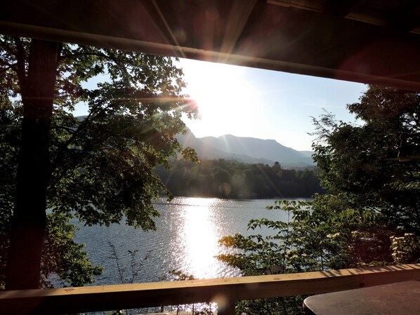 Sunset View from Lower Level Deck