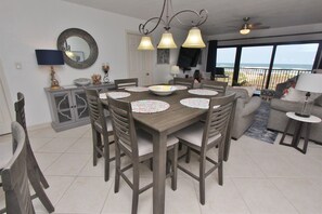 Dining Area Has Great Views Of the Ocean