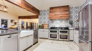 Main House Kitchen - Dual Ovens, Dishwashers, & Fridge. Commercial Ice Maker