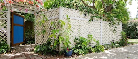 Garden Suite Entry Blue Gate