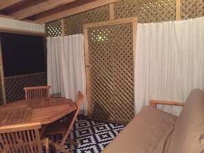 Screened in Porch at Night