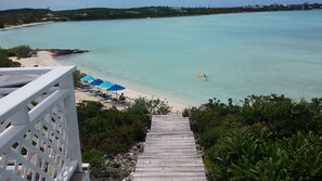 Beach on property 