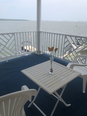 Upstairs Master has private shaded deck for glorious views and privacy!