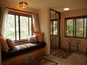 Reading nook with Sierra views