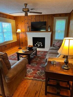 Living room with WiFi and television 