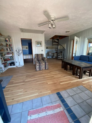 Game room in house books & games puzzle table included & work desk if needed....