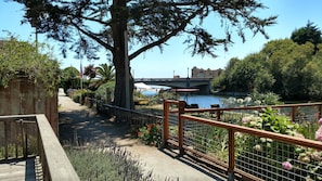 View both River and sea from this lovely cottage