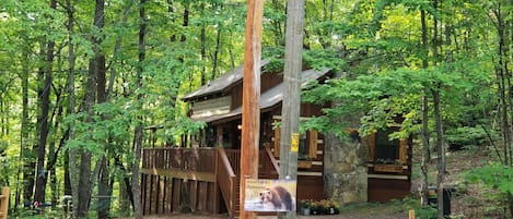 Enjoy the peace at Hibernation Hideaway, tucked away in the woods for PRIVACY