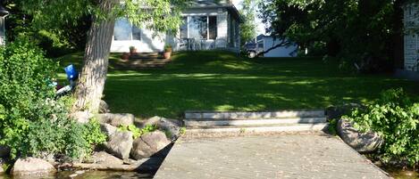 Beautiful private dock on lakefront