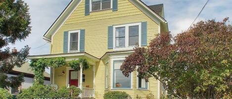 Front view  of home. Available living space is on main floor.