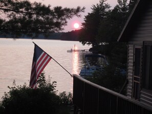 August Sunset - Panorama Lodge - Limekiln Lake - Echo Bay
