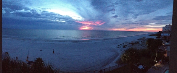 Dramatic sunsets - 
View from your condo balcony.