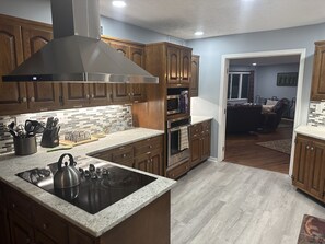 Newly remodeled kitchen