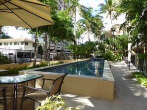 Lap Pool Jacuzzi BBQ Area