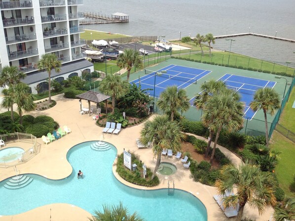 Pool from balcony....