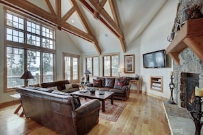 Living room - with picture windows